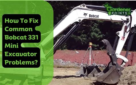 324 mini excavator trouble shooting hydraulics|bobcat 331 mini engine problems.